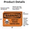 Signmission Keep Out Poison Baited Area OSHA Warning Sign, Vinyl Decal, 5in W x 3.5in L, 2PK OS-2PACK-WS-D-35-L-12224 - alternate 2